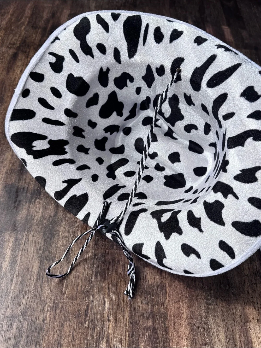 4-Pack Cow Print Cowboy Hats